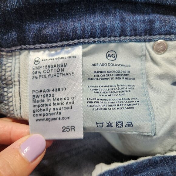 Adriano Goldschmied x Anthropologie High-Rise Stevie Ankle Slim Jeans 25 - Picture 9 of 9